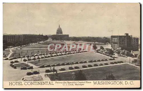 Ansichtskarte AK Hotel Continental Washington Capitol plaza