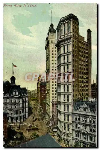 Cartes postales Park Row New York City