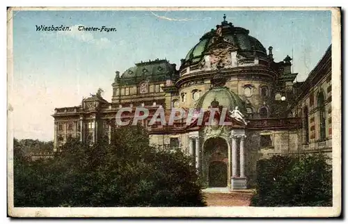 Cartes postales Wiesbaden Theater Foyer
