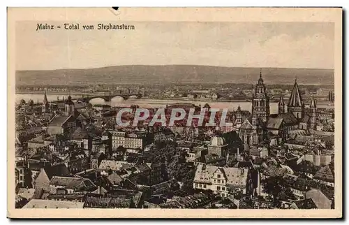 Cartes postales Mainz Total vom Stephanstrum