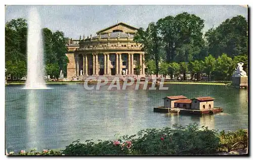 Cartes postales Stuttgart Hoftheater Anlagensee