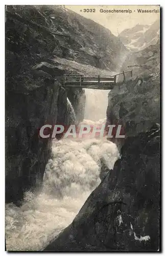 Cartes postales Goescheneralp Wasserfall