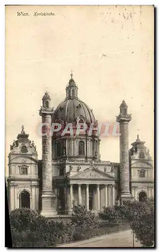 Cartes postales Wien Karlskirche