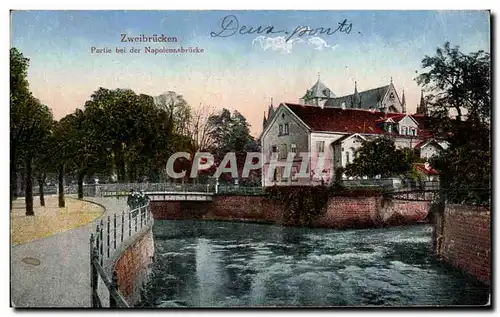 Cartes postales Zweibrucken Partie Bei Der Napoleonsbrucke