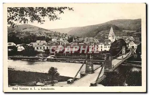 Cartes postales Bad Nassau Kettenbrucke