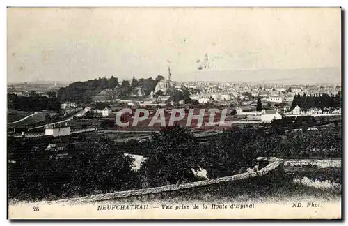 Cartes postales Neufchateau Vue Prise de la Route d&#39Epinal