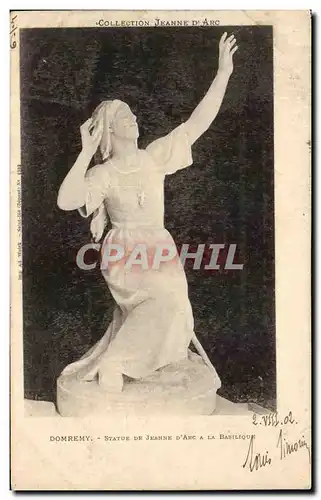 Cartes postales Domremy Statue De Jeanne D'Arc A La Basilique