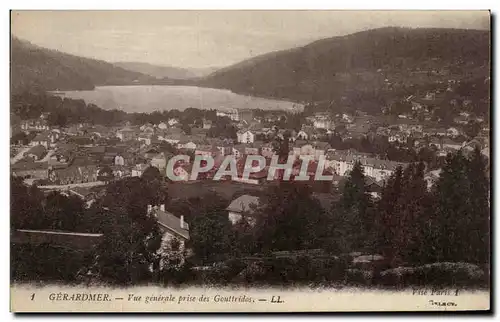 Ansichtskarte AK Gerardmer Vue Generale prise des Gouttridos