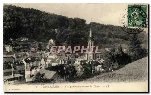 Cartes postales Plombieres Vue Panoramique vers le Chonot