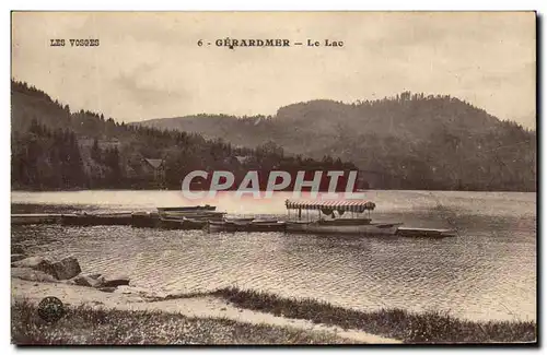 Cartes postales Les Vosges Gerardmer Le Lac Bateau