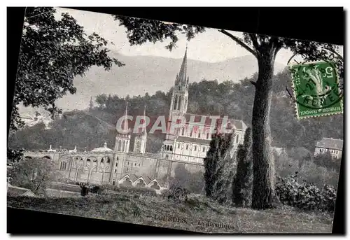 Cartes postales Lourdes La Basilique