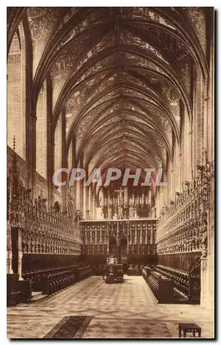 Cartes postales Albi Cathedrale Sainte Cecile Le Chateau Et La Nef