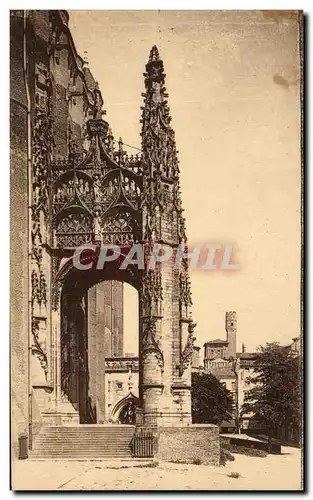 Ansichtskarte AK Albi Cathedrale Sainte Cecile Le Porche