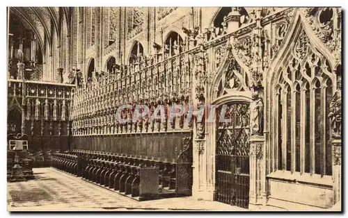 Cartes postales Albi Cathedrale Saite Cecile Stalles Et Cloture Du Choeur