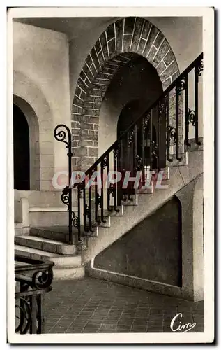 Ansichtskarte AK Abbaye De Saint Benoit d&#39En Calcat Le Grand Escalier