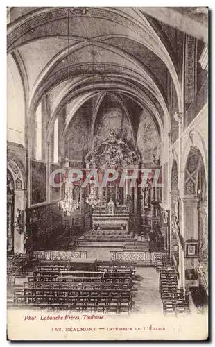 Cartes postales Realmont Interieur De L'Eglise