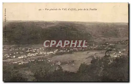 Cartes postales Vue Generale Du Val D'Ajol Prise De La Feuillee