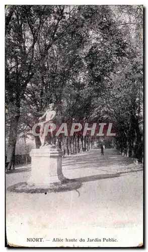 Cartes postales Niort Allee Haute Du Jardin Public