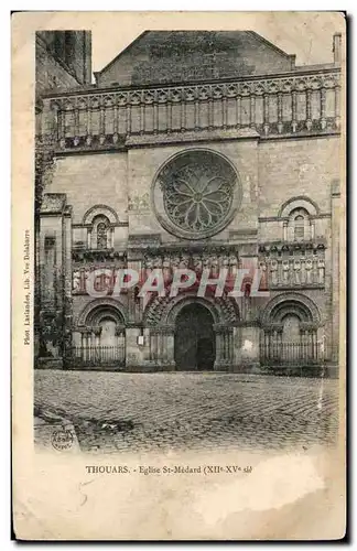 Cartes postales Thouars Eglise St Medard