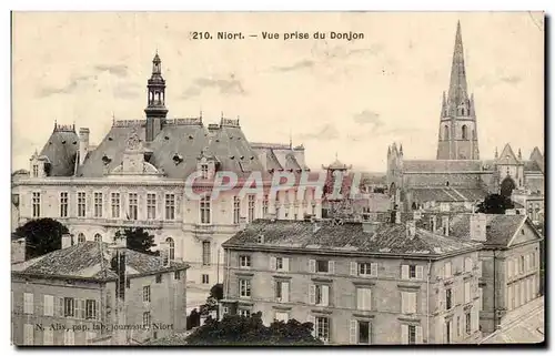 Ansichtskarte AK Niort Vue Prise Du Donjon