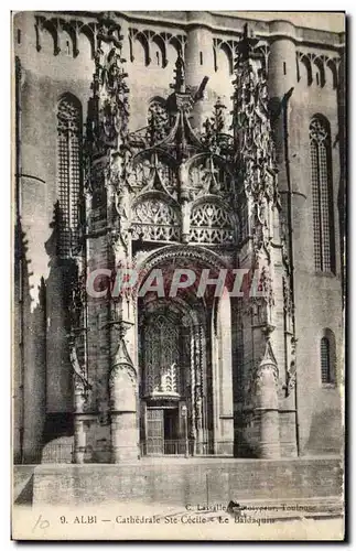 Ansichtskarte AK Albi Cathedrale Ste Cecile Le Baldaquin