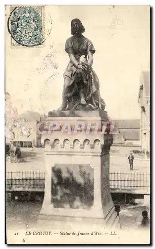 Cartes postales Le Crotoy Statue de Jeanne d&#39Arc