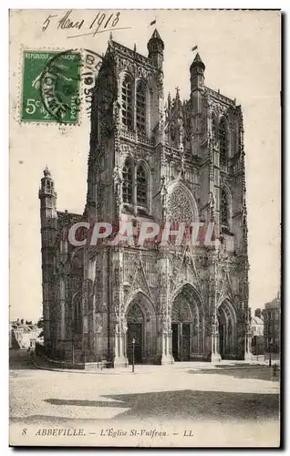 Cartes postales Abbeville L'Eglise St Vulfran