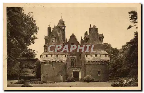 Ansichtskarte AK Le Treport Eu Mers et Environs Le chateau de Rambures vu de la route a 6km de Blangy