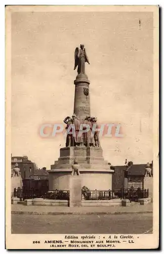 Ansichtskarte AK Amiens Monument aux Morts Militaria