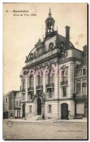 Cartes postales Montdidier Hotel de Ville