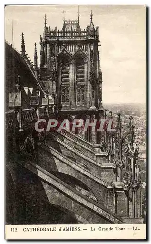 Cartes postales Cathedrale D'Amiens La Grande Tour