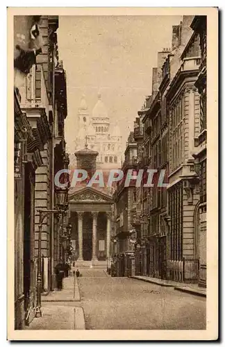 Ansichtskarte AK Paris En Flanant Le Sacre Coeur vu de la Rue Laffitte Montmartre