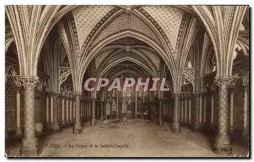 Ansichtskarte AK Paris La Crypte de la Sainte Chapelle