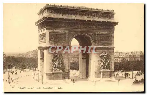 Cartes postales Paris L&#39Arc de Triomphe