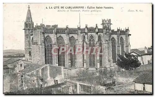 Cartes postales La Cote De Carcassonne Eglise St Nazaire