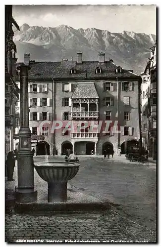 Cartes postales Innsbruck Herzog Friedchstrasse mit Goldenem Dachl