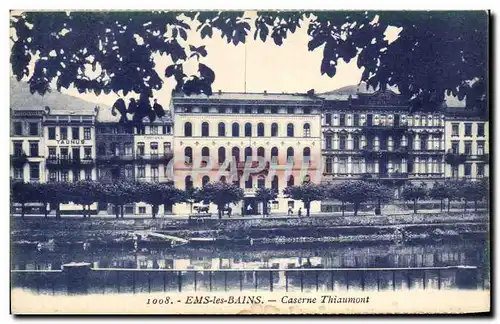 Cartes postales Ems les Bains Caserne Thiaumont Militaria