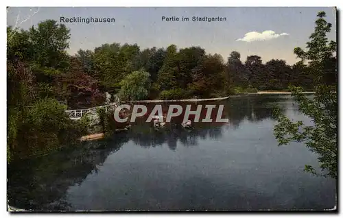 Cartes postales Recklinghausen Partie im Stadtgarten