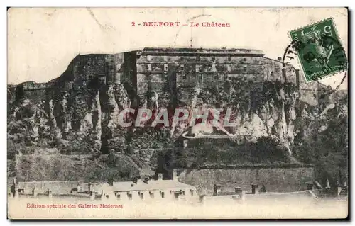 Cartes postales Belfort Le Chateau Lion