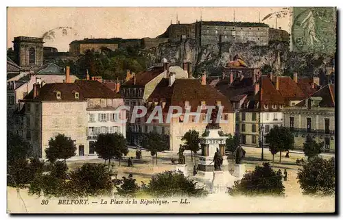 Cartes postales Belfort La Place de la Republique