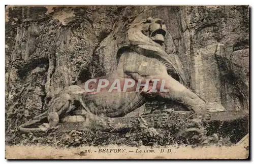 Cartes postales Belfort Le Lion