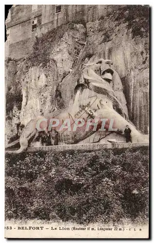 Cartes postales Belfort Le Lion