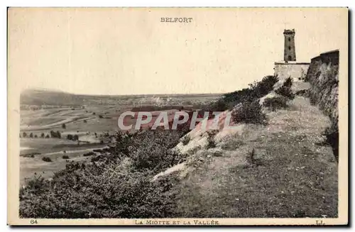 Cartes postales Belfort La Miotte Et La Vallee