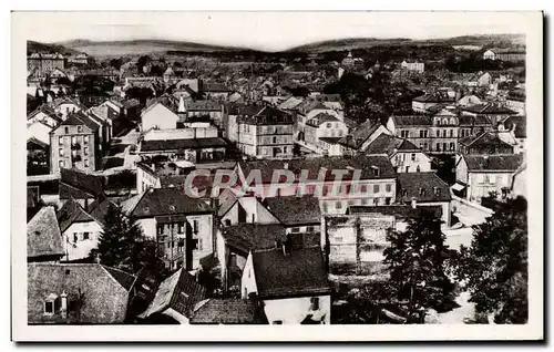 Cartes postales Belfort Vue Generale sur le Quartier de la Gare au loin a gauche le Lycee