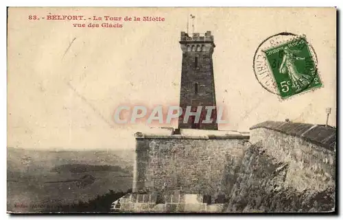 Cartes postales Belfort La Tour de la Moitte Vue des Glacis