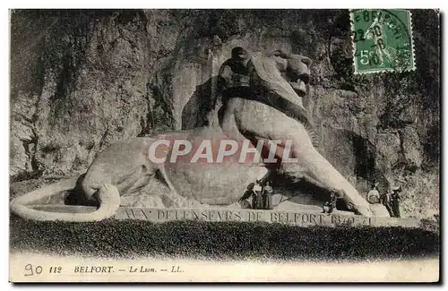 Cartes postales Belfort Le Lion