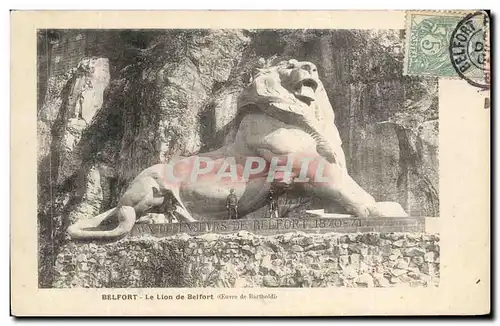 Cartes postales Belfort Le Lion de Belfort
