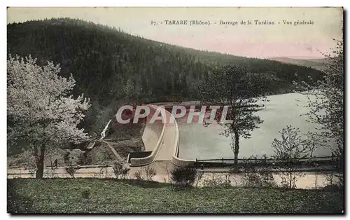 Cartes postales Tarare Barrage de la Turdine Vue Generale