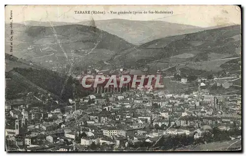 Cartes postales Tarare Vue Generale prise de Ste Madeleine