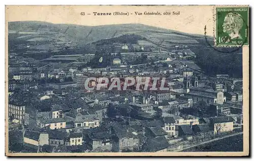 Cartes postales Tarare Vue generale Cote Sud